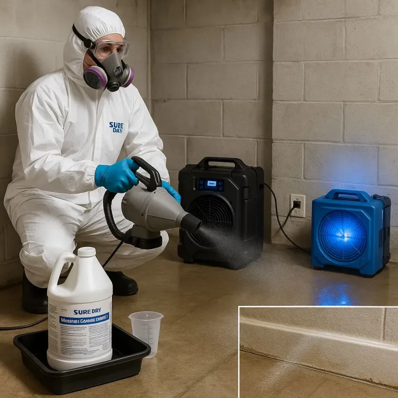 Sanitization and Odor Removal process in Arlington, OH